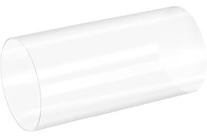 sourcing map Klart styvt akrylrör 96 mm ID x 100 mm OD x 200 mm runt rör