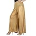 DREAM & DZIRE Women's Viscose Golden Ethnic Palazzo for All Plus Size...