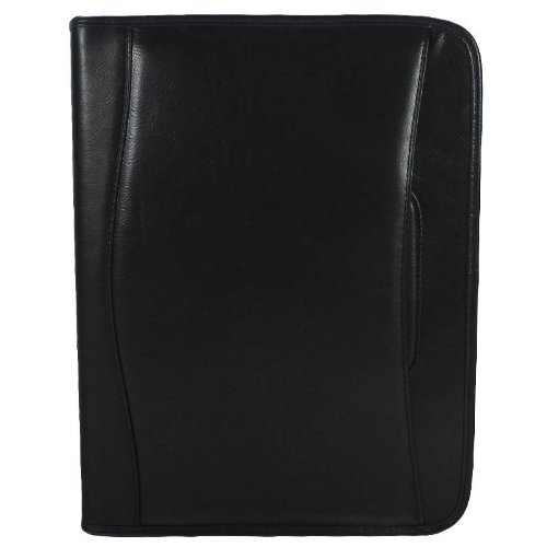 Bag Street Business Aktenmappe Collegemappe mit Henkeln und Block schwarz 7000 - 2