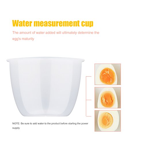 Eierkocher – Ourmall Multifunktions-Eierkocher, Eierkocher Wilderer, Gebäck Dampfgarer 7 Eier Kapazität mit CE, Rohs Bescheinigung (Hellgrün) - 3