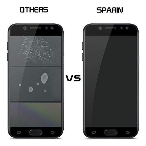 SPARIN Protector de Pantalla para Samsung Galaxy J5 2017 protector de pantalla de cristal templado sin burbujas anti-ara azos dureza 9H anti-huella Ajuste Perfecto Negro reviews SPARIN Protector de Pantalla para Samsung Galaxy J5 2017 protector de pantalla de cristal templado sin burbujas anti-ara azos dureza 9H anti-huella Ajuste Perfecto Negro