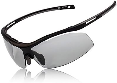 Sports Sunglasses, Polarized Anti Glare Anti-fog Night Cycling Driving Sport Glasses (Black)