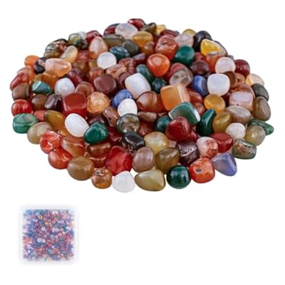 Aitsite Healing Crystals Set Natural Rough Crystal Stones Gemstones Home Decor (Multicolor-11-15mm)