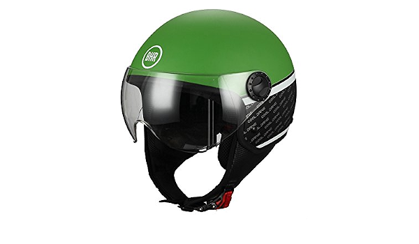 CASCO MOTO BHR DEMI-JET MOD ONE 801 COLORE VERDE COOL DRIVE TAGLIA XL :  Auto e Moto