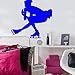Produktbild Lkfqjd  Vinyl Aufkleber Sport Eiskunstlauf Club Sport Frau Tanzen Skater Wandtattoo Eislaufen Schule Kinderzimmer Dekor Wandbild 57 * 57 Cm