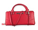  Zerimar Leder Schultertasche mit Mehreren Fächern Herren Handtasche Damen Handtasche Farbe: Rot Maßnahmen: 11x22 cm...