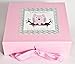Baby girl Gift,personalised baby keepsake box,baby girl box,owl/pink