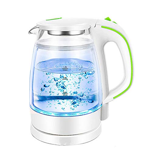 Bouilloire Bouilloire lectrique, Bouilloire lectrique  eau chaude  LED bleue Kbxstart, Bouilloire  double vitrage automatique anti-chaudage, 1800W 220V