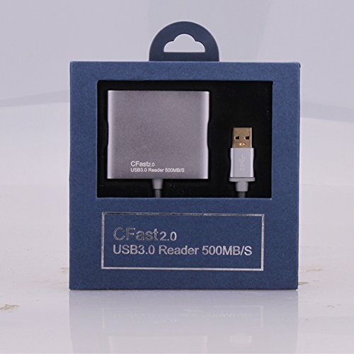CFast Kartenleser, amalink High Speed CFast 2.0 USB3.0 (500MB/S) Speicherkarte Reader - 6