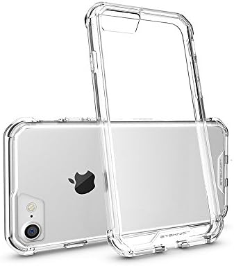 [NEW RELEASE] iPhone 7 Case, eTEKNIC [Exo - Protect] Air Bumper Technology [Clear] Shock Proof Protection From Drops and Impacts for iPhone 7