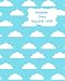Produktbild Academic Diary Aug 2019-2020: 8x10 day to a page academic year diary, hourly appointments and space for notes on each page. Perfect for teachers, ... owners. Blue with white clouds design