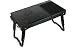 Produktbild iMounTek Multifunktionale Portable Laptop Tabelle (Internal Cooling Pad, LED Schreibtisch Lampe Built in 4 Port USB Hub, Lap Schreibtisch Ständer, Mousepad, komfortables, Bett/Couch/Stuhl kompatibel) – Schwarz