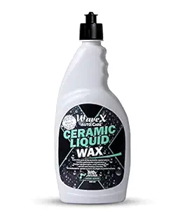 WaveX SiO2 Ceramic Liquid Wax for Cars and Bikes 650 ml | Gives Deep Gloss and Ultimate Hydrophobic protection