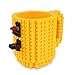 Produktbild Soyion Kreativer Building Brick Mug DIY Brick Tasse DIY-Montage Kaffeetasse Becher,Weihnachten Geschenk Idee(Gelb)