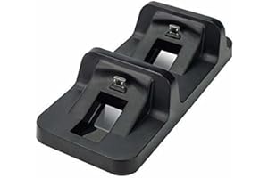 INF Doppia stazione di ricarica compatibile con controller PS4 / PS4 Slim / PS4 Pro, Dock di ricarica per 2 controller, Caricatore per controller per videogiochi