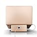 Produktbild Notebook Stand Laptop Aluminium K¨¹hlhalter Desktop Display Halterung f¨¹r MacBook Pro, MacBook Air, iPad Tablet und 11-19 Zoll Notebooks (Gold)