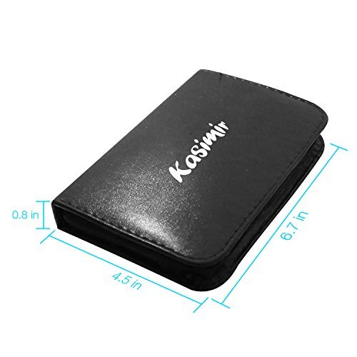 Nähset Kasimir 42 Premium Nähzubehör in a Mini Tragetasche Perfekte Zubehör für Anfänger Erwachsen Kinder Happy-Planer Zuhause Reparatur Reise und Notfall(Schwarz) - 8