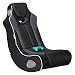 Produktbild WOHNLING ® Soundchair CHEATER in Schwarz | Musiksessel mit eingebauten Lautsprechern | Multimediasessel für Gamer | Musiksessel 2.1 Soundsystem - Subwoofer | Music Gaming Rocker Racing Chair