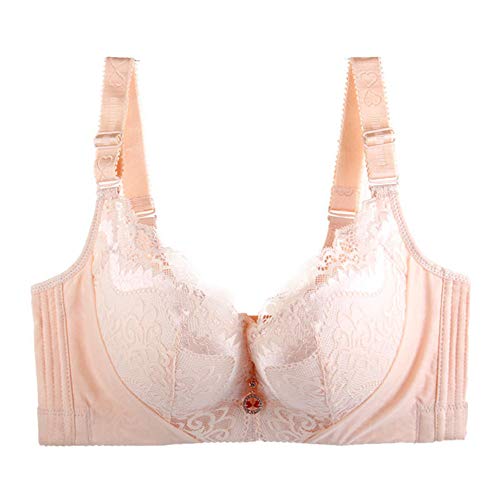 Preisvergleich Produktbild WUJIANCHAO Klassische BHS Reizvolle Spitze des dünnen Abschnitts des großen Unterwäschebüstenhalters mit Stahlring, zum der vollen Schalenfarbe 46 / 105D zu stützen