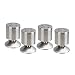 Produktbild Kleiderschrank Fuss Beine - TOOGOO(R)Metall Moebelfuesse Kleiderschrank Tisch Kommode Sofa Fuss Beine 80mm Hoehe 4er Set