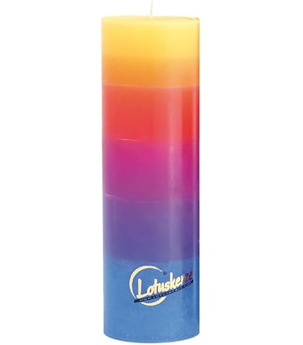 Candela Lotuskerze Basic Weiß - Elegante Kerze Mit Lotusblüten-Effekt, 18 Cm