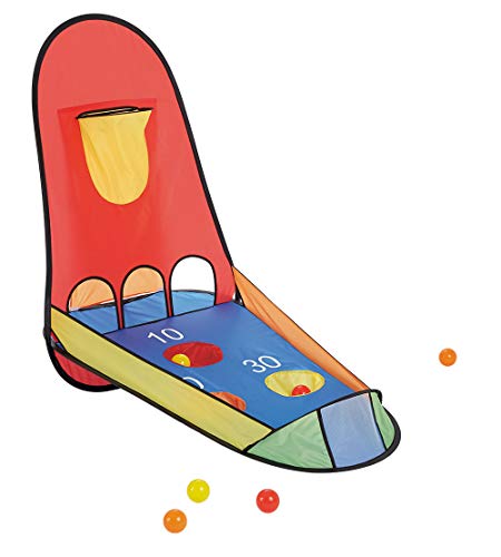 Kidodo Basketball Hoop Toy Portable Foldable Pop Up Goal Basketball With 6 Balls