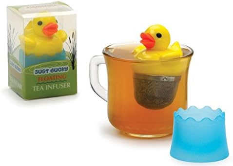 Just Ducky Floating Duck Stainless Steel Mesh 2" Loose Tea Infuser Drip Cup