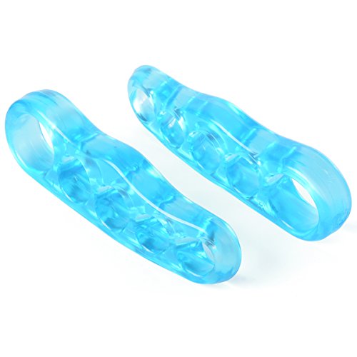 XCSOURCE 2PCS Toe Separator Silicone Correction Bunion Hallux Valgus Care Pain Relief MT217