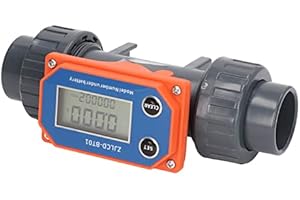 WALFRONT Débitmètre Turbine - Capteur Débit Eau Numérique pour Usine Eau et Irrigation Agricole