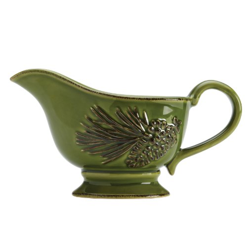 Preisvergleich Produktbild Paula Deen Signature Geschirr Southern Kiefer Sauciere, Grün