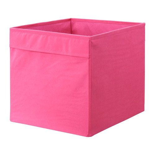 'IKEA Regalfach "DRÖNA Aufbewahrungsbox Regaleinsatz in 33 x 38 x 33 cm (W x D x H) weiß, Pink, STORAGE