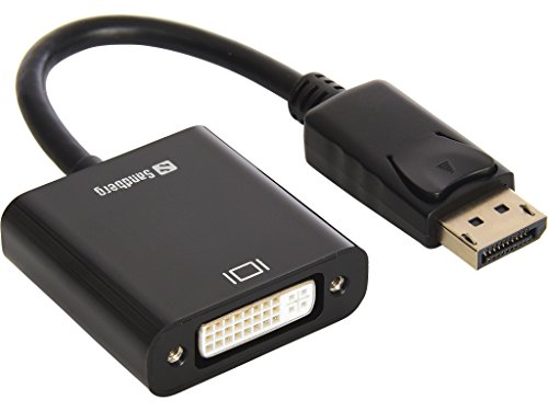 SANDBERG Adapter DisplayPort-DVI Konvertiert DisplayPort Ausgang zu DVI Ausgang
