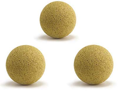 Preisvergleich Produktbild 3 Kugeln Kicker, TischfussballKugel Korken Gelb