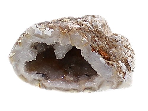 budawi® – Achatgeode Geodenhälfte Glücksgeode 3 – 4 cm Rohstein, kleine Achatdruse - 8