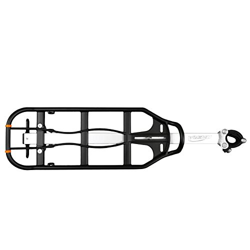 Ibera Fahrrad-Gepäckträger, Fahrradgepäckträger, Bicycle Seatpost-mounted Commuter Carrier, Schwarz - 2