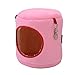 Produktbild Naisicatar Haustier-Nest-Warm Fleece Cave Bed Eichhörnchen Hamster Nest-Winter-warme Baumwolle Nest für Kleintierbedarf 12 * 10 cm rosa 1PC Geschenk für den Winter