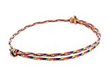  KOMIMAR dezentes Surfer Armband RAINBOW I - Surfer Armbänder - Surf Schmuck - cool lässiger Surf Style - Freundschaftsarmband - Snowboarder - Skater - Segeln - Geschenkidee - Handgemacht - Yachting - Strandschmuck - lässig cool - Wassersport