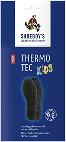 SHOEBOY'S THERMO TEC KIDS - warming insole made of functional fibre, keeps the warmth inside your shoe - size 9