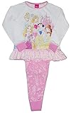 Girls Disney Princess Frill Rapunzel Belle Cinderella Snow White PJs Pyjamas Set