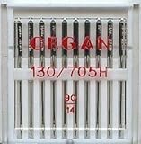 Aguja Organ para Máquina de Coser Doméstica Tamaño 90/14 Que Sirven para Brother, Singer, Janome, Etc.