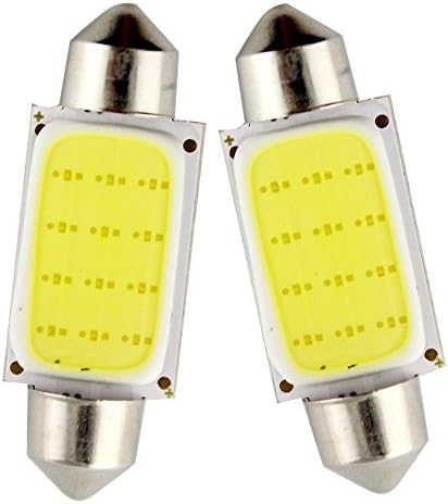 10pcs LED COB 31mm 36mm 39mm 41mm Car Auto Dome Interior LED Lights Lamp Map Roof Reading Bulb DC12V