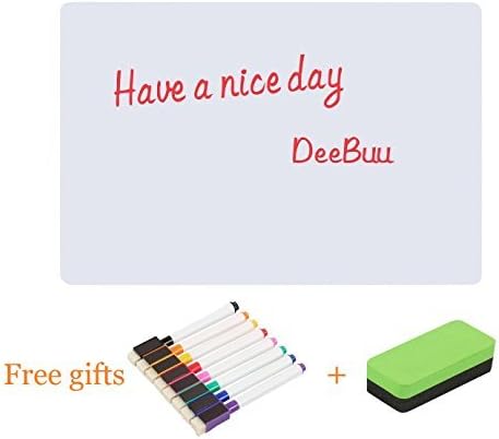 Magnetic Whiteboard Sticker,DeeBuu Dry Erase Board Adhesive Wall Dry Erase Wall Decal With Marker Pens and Whiteboard Eraser for Kids Education & DIY (23.6 x 17.7)