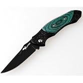 Valkyrie Mini Taktik Katlanır &Ccedil;elik Outdoor Bı&ccedil;ak &ndash; 15.8 cm &ndash; Kompakt & Dayanıklı Tasarım Yeşil