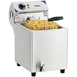 Casselin CFEV7 - Friteuse électrique avec vanne de vidange 7 litres