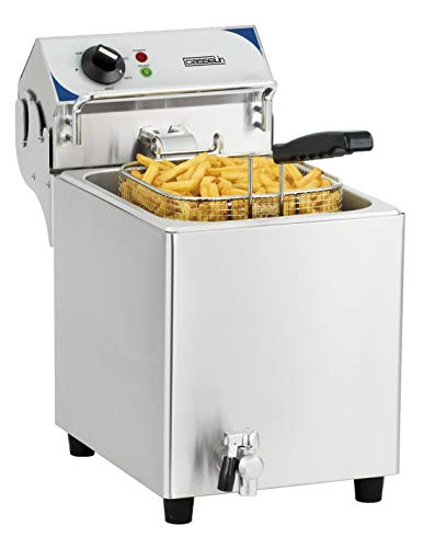 Casselin CFEV7 - Friteuse électrique avec vanne de vidange 7 litres
