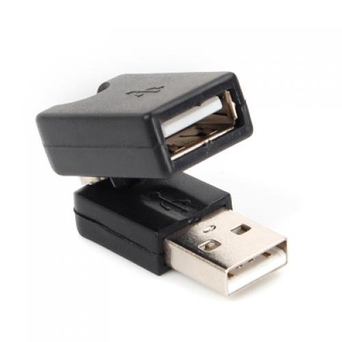 MagiDeal Swivel Twist Winkel USB 2.0 Stecker auf weibliche Kabelkonverter - 6
