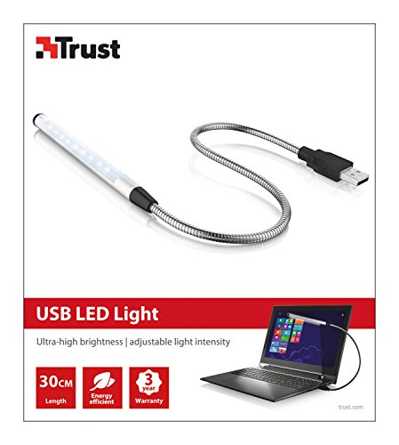 Trust USB-LED-Leuchte für Laptops silber - 6