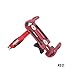 Produktbild Universal MTB Motorrad Fahrrad Lenker Handyhalter Aluminium Einstellbare Metall Radfahren Fahrrad Halterung Für Handy (Color : Red)