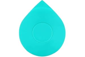 SMYIDEL Tapón de bañera, Tapa de tapón de Tubo, Tapón de Drenaje de Silicona Universal para baño de 1-1/2-4 Pulgadas, Bañera, Servicio de lavandería, Cocina, Diseño de Gota de Agua (Blue)