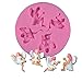 Produktbild 2 Stück 4 Engel, Form für Fondant, Silikon, antihaftbeschichtet, Seife, Schokolade, Zuckerguss, Backen, Backen, Kekse